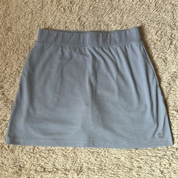 IZOD Golf Skirt Striper Short Lined Elastic Waist Pockets Size S - Picture 2 of 13